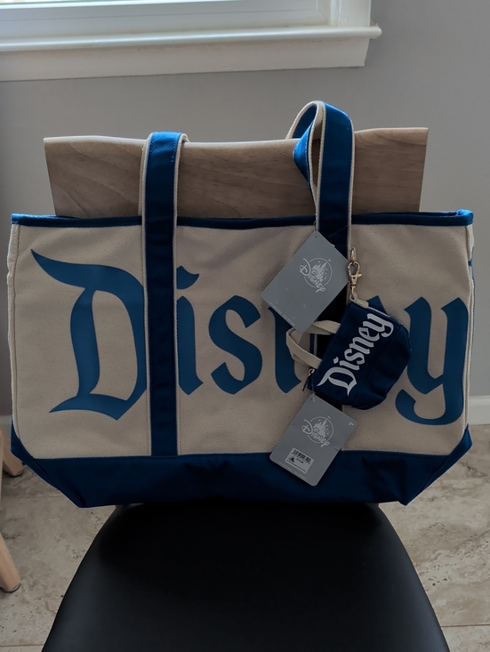 Disney Handbags - Disneyland Large Canvas Tote NWT